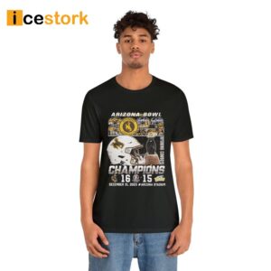 Arizona Bowl 2023 Champions Wyoming Cowboys 16 25 Toledo Shirt