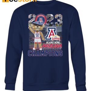 Arizona Wildcats 2023 Alamo Bowl Champions Shirt