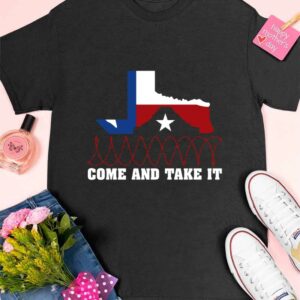 Attorney General Ken Paxton Come And Take It Razor Wire Texas Shirt