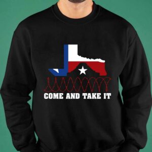 Attorney General Ken Paxton Come And Take It Razor Wire Texas Shirt