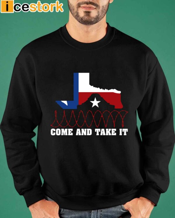 Attorney General Ken Paxton Come And Take It Razor Wire Texas Shirt