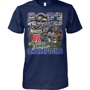 Baltimore 2023 AFC North Division Champions Shirt