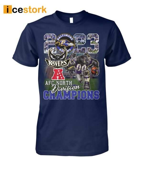 Baltimore 2023 AFC North Division Champions Shirt