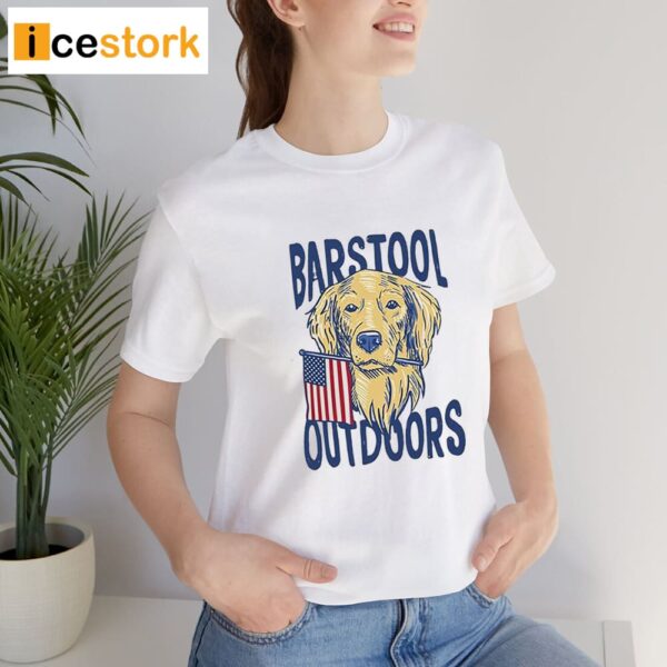 Barstool Outdoors Dog Usa Shirt