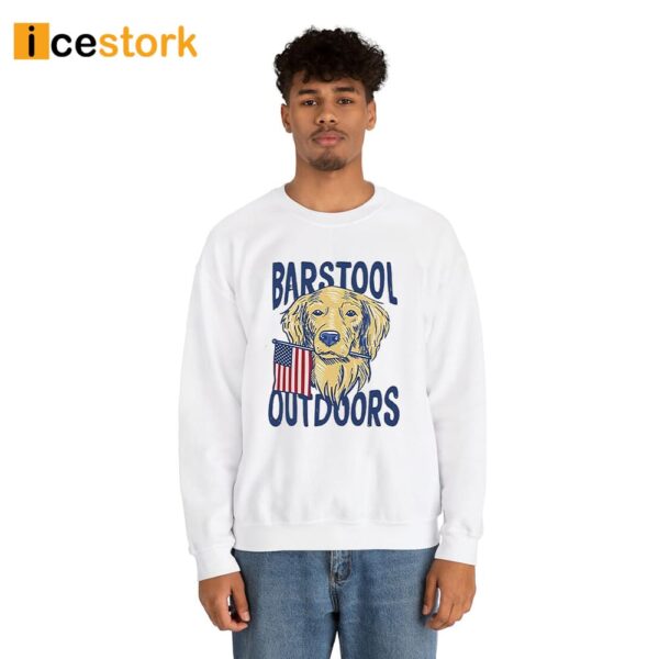 Barstool Outdoors Dog Usa Shirt