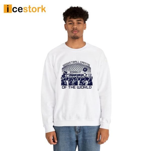 Basketball Capital Storrs Ct Of The World Shirt