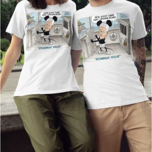 Ben Garrison We're Almost There Kids Steamboat Willie Shirt