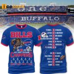 Bills 2023 AFC East Division Champions 3D T-Shirt