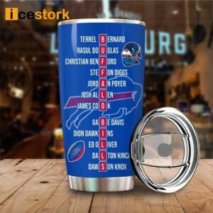 Bills 4 Years In A Row AFC East Division Champions Signature Tumbler