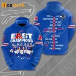 Bills AFC East Champions 3D Hoodie