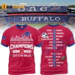 Bills AFC East Division Champions Let’s Go Bills Shirt