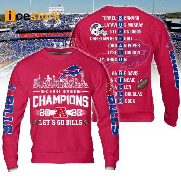 Bills AFC East Division Champions Let’s Go Bills Shirt