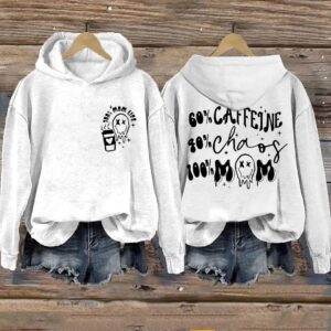 Caffeine And Chaos Mom Life Hoodie