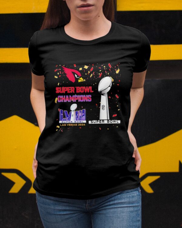 Cardinal Super Bowl Champions LVIII Las Vegas 2024 Shirt