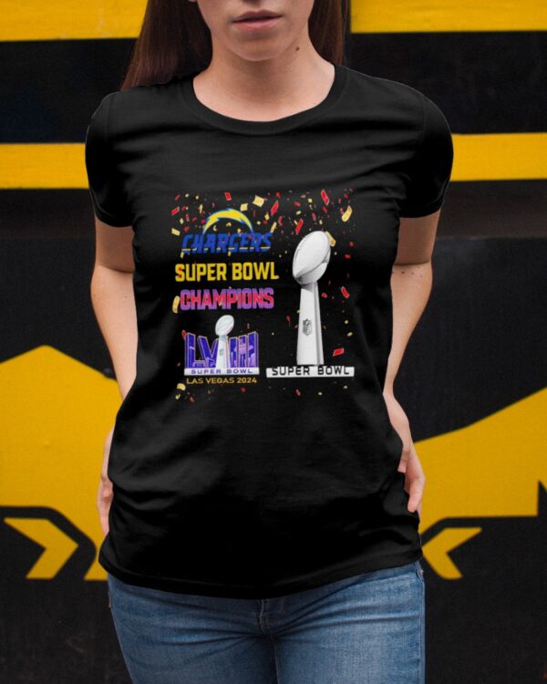 Chargers Super Bowl Champions LVIII Las Vegas 2024 shirt
