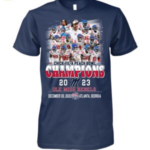 Chick Fil A Peach Bowl Champions 2023 Ole Miss Rebels Shirt