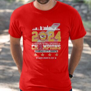 Chiefs 2024 American Football Conference Champions Shirt3
