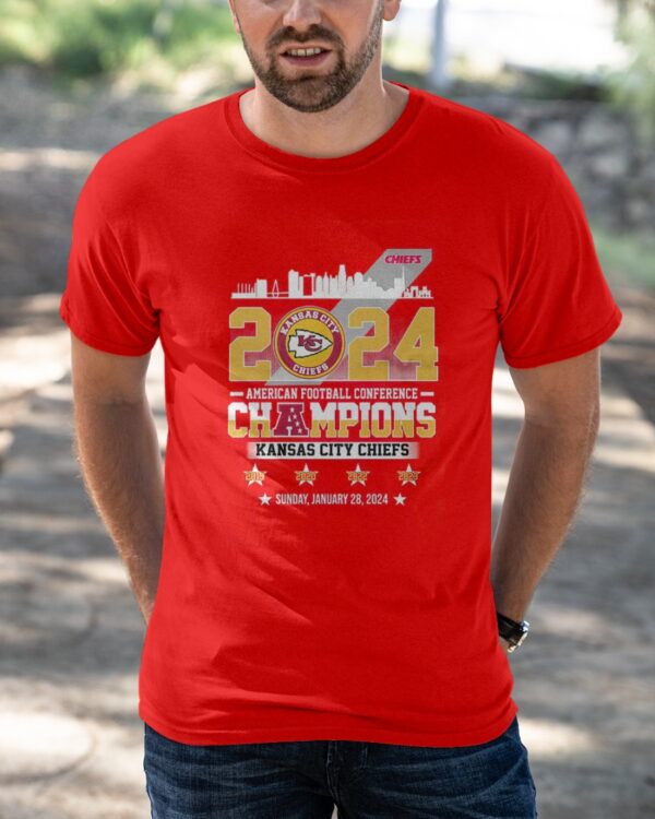 Chiefs 2024 American Football Conference Champions Shirt
