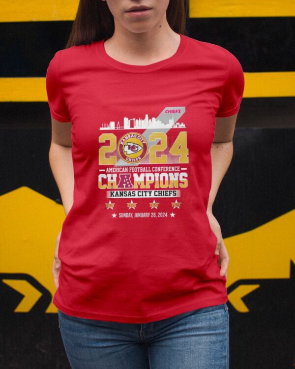 Chiefs 2024 American Football Conference Champions Shirt