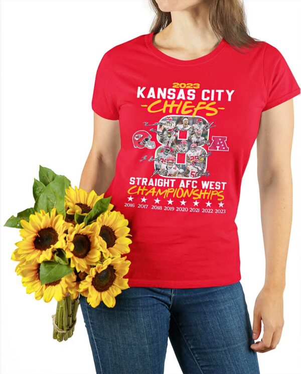 Chiefs Straight AFC West Championships 2023 Shirt