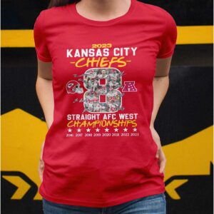 Chiefs Straight AFC West Championships 2023 Shirt