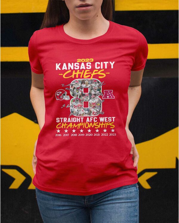 Chiefs Straight AFC West Championships 2023 Shirt