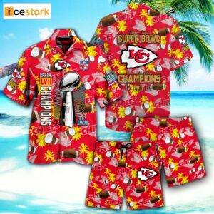 Chiefs Super Bowl LVII Champions Hawaiian Shirt