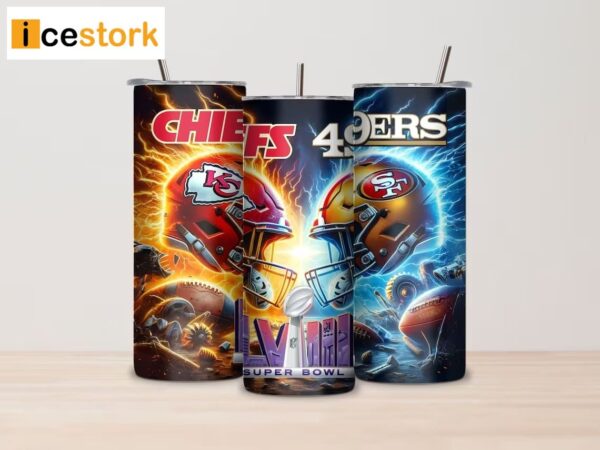 Chiefs Vs 49ers Super Bowl Lviii Tumbler