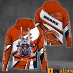 Chicago Bears Bugs Bunny Custom Name 3D Hoodie