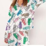 Colorful Stanley Cups Pajama Set