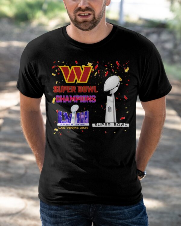 Commanders Super Bowl Champions LVIII Las Vegas 2024 Shirt