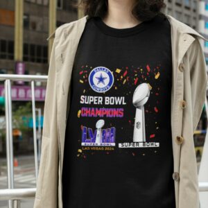 Cowboys Super Bowl Champions LVIII Las Vegas 2024 Shirt23