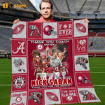 Crimson Tide Nick Saban Thank You For The Memory Blanket