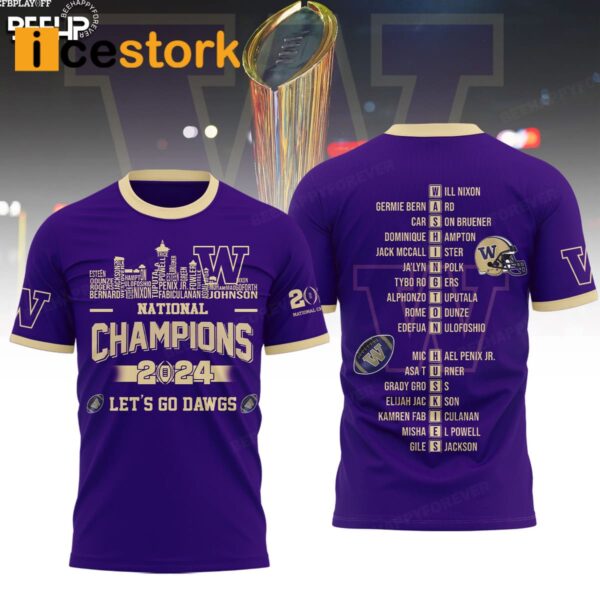 Dawgs 2024 National Champions Let’s Go Dawgs Shirt