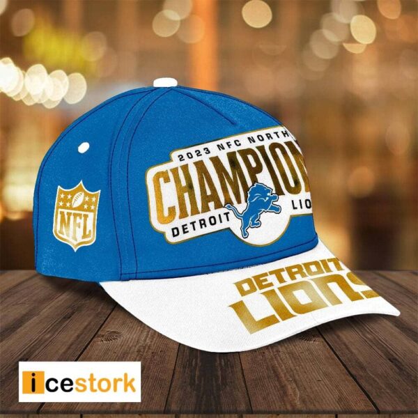 Detroit Lions 2023 NFC North Champions Cap