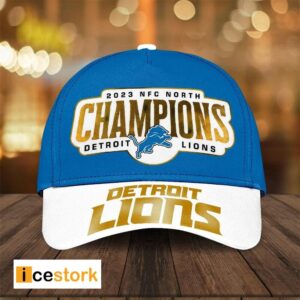 Detroit Lions 2023 NFC North Champions Cap