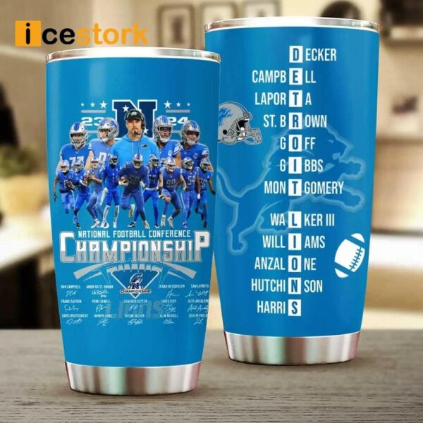 Detroit Lions National Football Conference Championship Tumbler