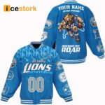 Detroit Lions Restore The Roar Baseball Jacket