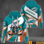 Dolphins Bugs Bunny Custom Name 3D Hoodie