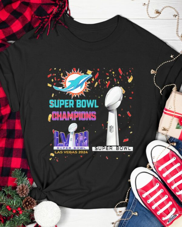 Dolphins Super Bowl Champions LVIII Las Vegas 2024 Shirt