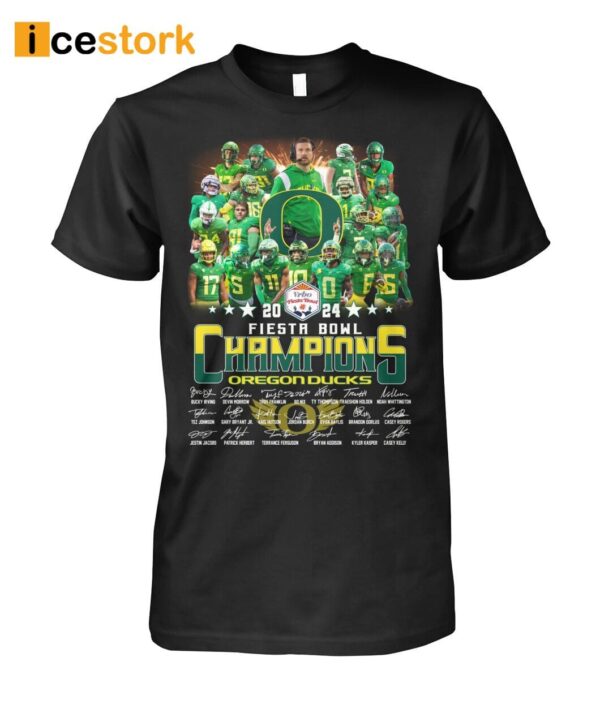 Ducks 2024 Fiesta Bowl Champions Shirt