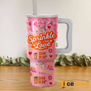 Dunkin' Donuts Sprinkle A Little Love 40oz Stanley Tumbler