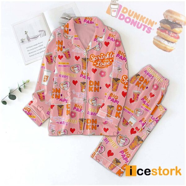 Dunkin’ Donuts Sprinkle A Little Love Pajamas Set