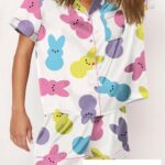 Easter Bunny Peeps Short Pajama Set