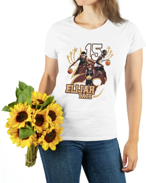 Elijah Tate Texas State Bobcats Basketball Shirt