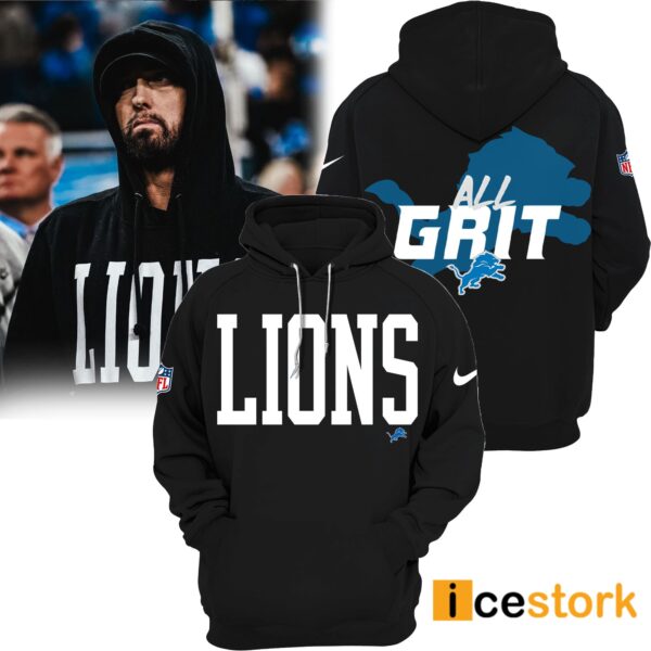 Eminem Detroit Lions All Grit Hoodie