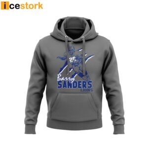 Eminem Detroit Lions Barry Sanders Lions Hoodie