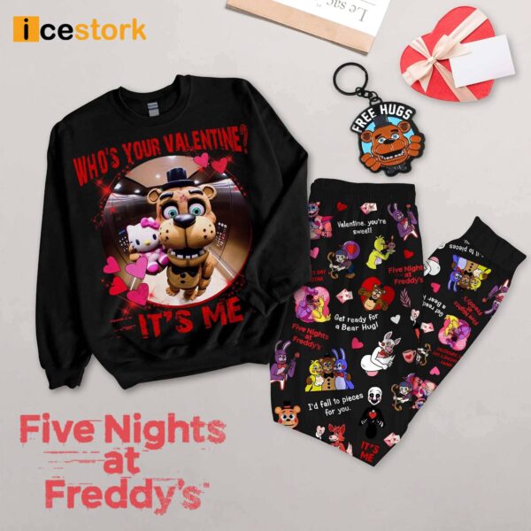 Five Nights At Freddy’s Who’s Your Valentine It’s Me Pajamas Set