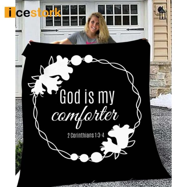 God is My Comforter Prayer Blanket