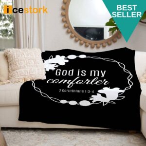 God is My Comforter Prayer Blanket